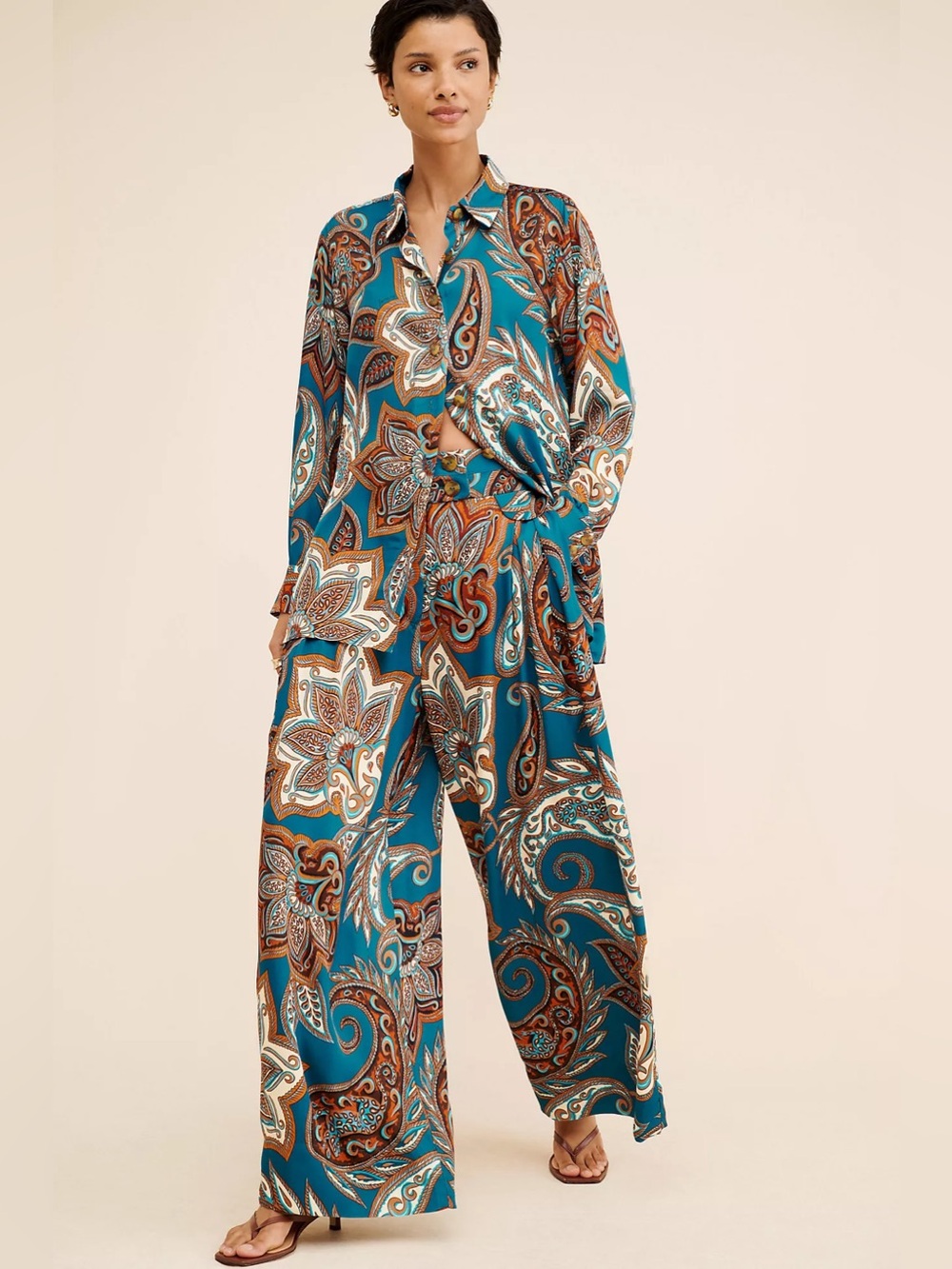 FARM Rio: Leopard Paisley Pants